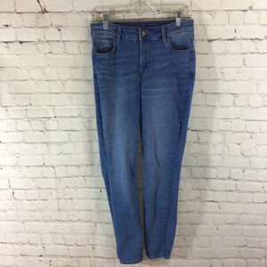 Women’s Old Navy Rock Star Mid-Rise Blue Medium Wash Denim Jeans - Size 6